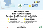 Thumbnail for the post titled: WTV Junior Trophy macht Station bei GW , zweites LK-Turnier der Hochstift-Serie steht an