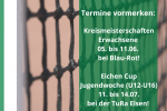 Thumbnail for the post titled: Turniertermine Paderborner Vereine