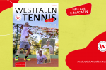 Thumbnail for the post titled: Westfalen Tennis – Neue Ausgabe