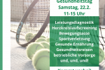 Thumbnail for the post titled: Gesundheitstag beim TCGW am 22. Februar